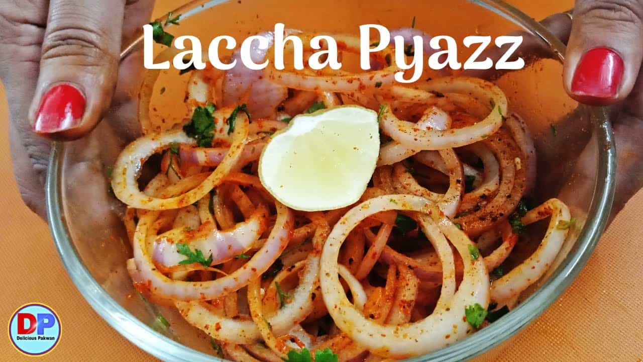 Dhaba Style Laccha Pyaz Recipe | Masala Pyaz | Chatpata Onion Salad | Delicious Pakwan