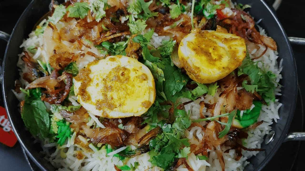 Restaurant Style Egg Dum Biryani | Egg Biryani | Anda Biryani | Kadhai Egg Biryani