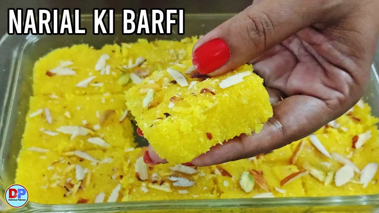 Narial Barfi | Coconut Barfi | Easy Diwali Dessert recipe | Narial Ki Barfi | Delicious Pakwan